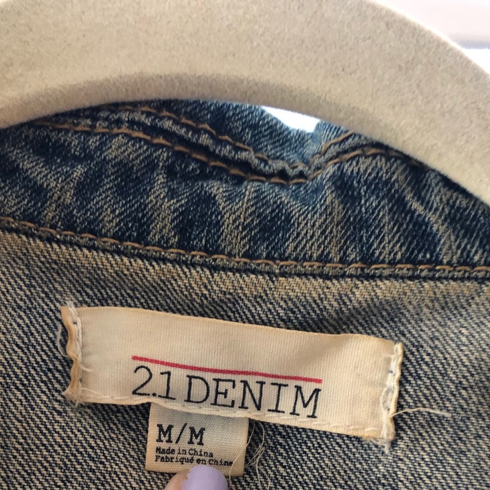 Distressed Jean Jacket - Picture 3 of 4
